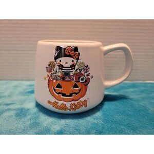 Hello Kitty Halloween Jack‎ O Lantern Ceramic Mug 14oz Sanrio